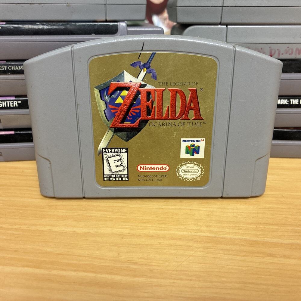 Legend of Zelda Ocarina of Time Nintendo 64 Cartridge